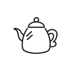 シンプルな丸いポットのアイコン