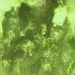 Bright painted green and yellow watercolour texture. Hand drawn background