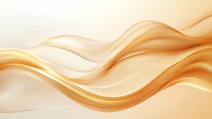 Obraz premium Abstract dynamic amber waves for modern and creative background visuals