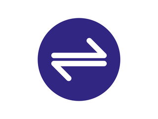 half right left arrow button icon