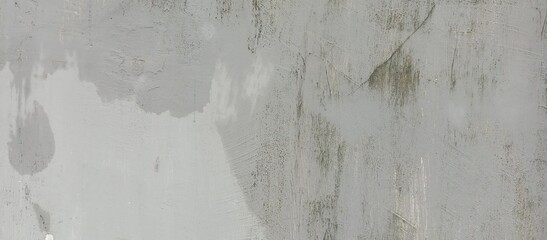 Wide Gray Painted Wall Water Stained Texture