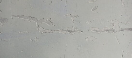 Horizontal Peeling Light Grey Paint Texture on Abstract Wall