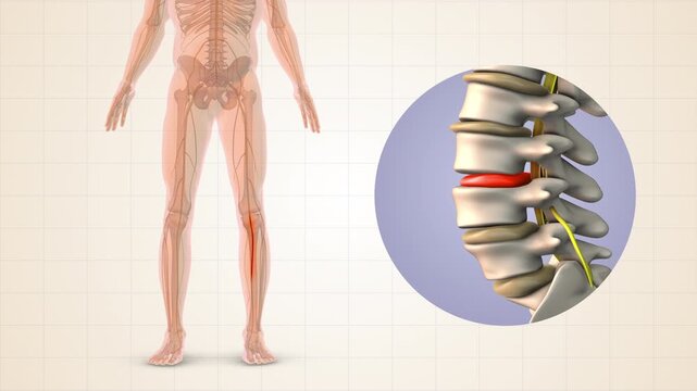 Sciatica Discomfort Travelling from Back to Legs