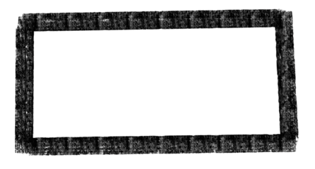 vintage photo frame made from black grunge ink 