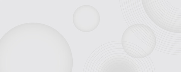 Abstract geometric background with soft white and gray gradient for high tech graphic business background. Template illustration design, web background, wallpaper, desktop, bubbles.