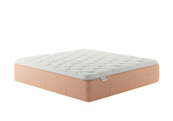 Obraz premium Modern Mattress Comfort Sleep Bed on white background