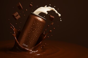 Rich & Refreshing Chocolate Milk Splash Delight