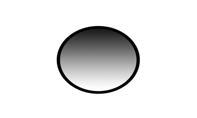 Black and White Gradient Circle