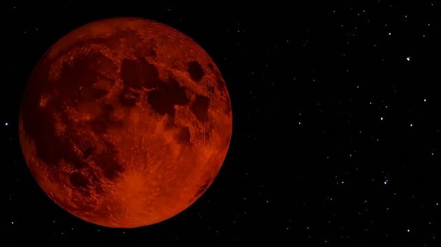 The Lunar Eclipse Progression Across the Night Sky.