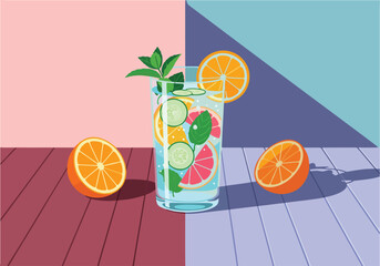 glass of orange juice