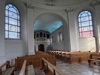Blick in die Katholische Kirche St. Mariä Himmelfahrt in Dyckburg, einem Ortsteil der Stadt Münster in Nordrhein-Westfalen