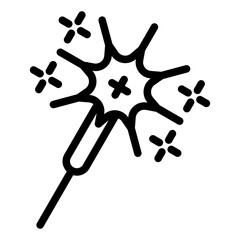 sparkler icon vector