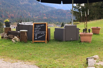 Herbst im Karwendelgebirge in den BAyerischen Alpen