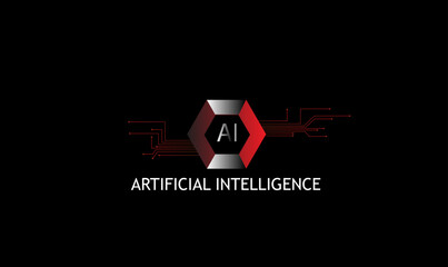 Smart Tech Artificial Intelligence Logo Design