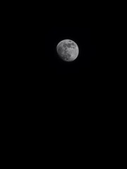 Fototapeta premium Astronomical Photography of Earth's Natural Satellite, the Moon.