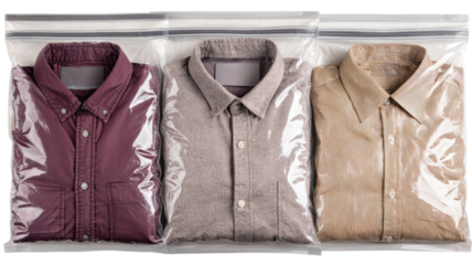 Blue business shirt on a hanger, ready-to-wear new men's cotton apparel