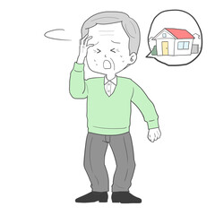 道に迷ったシニア男性2　家