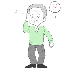 道に迷ったシニア男性2　はてな