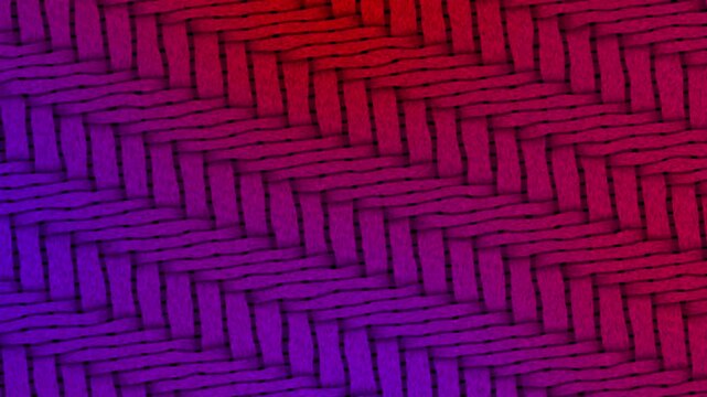 Motion Animation Abstract background with a vibrant purple to red gradient woven texture.
