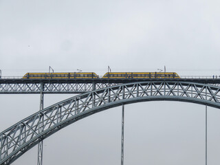 bridge over the river in porto