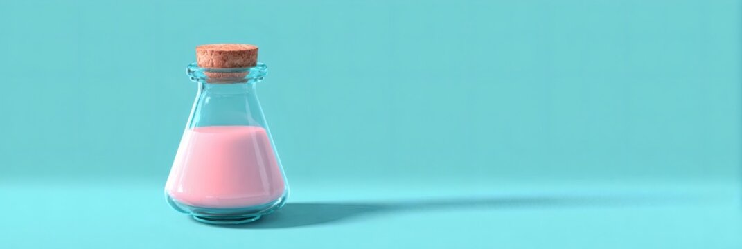 Magical Halloween Still Life Aesthetic, Pastel Halloween Potion Bottle glowing with pastel halloween potion bottle details and Soft Glowing Potion Bottle Photography