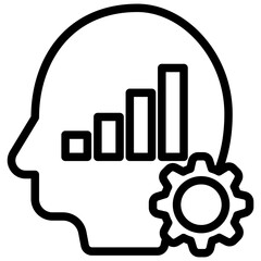 Growth Mindset Mini Illustration Icon. Use For Modern Concept, Print, Ui, Ux Kit, Web And App Development. Vector Related To Business Finance, Management And More