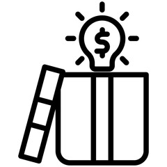 Innovation Mini Illustration Icon. Use For Modern Concept, Print, Ui, Ux Kit, Web And App Development. Vector Related To Business Finance, Management And More