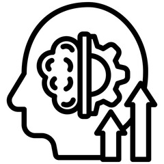 Learning Growth Mini Illustration Icon. Use For Modern Concept, Print, Ui, Ux Kit, Web And App Development. Vector Related To Business Finance, Management And More