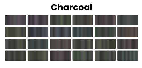 Deep charcoal gradients, bold dark gray hues, intense and powerful tones, perfect for dramatic designs, modern art, and strong textures, sophisticated appeal