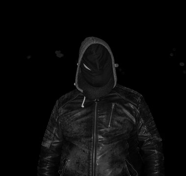 In black dressed guy