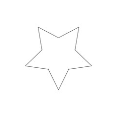 vector illustration of a star