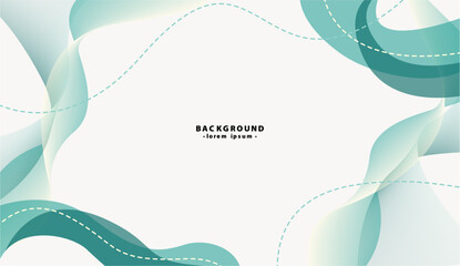 Abstract teal graphic design element with curved shapes and lines. Great for web backgrounds, business cards, and modern branding designs.