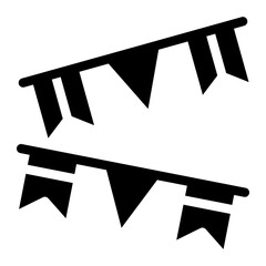 garlands icon vector