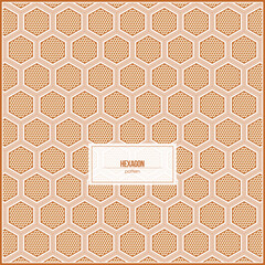 traditional color of honeycomb pattern for unique style background