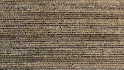Fototapeta premium harvested agricultural fields in autumn in Vojvodina province-drone view