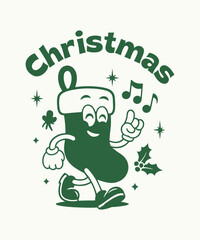 Christmas – Let’s Celebrate | Vintage Holiday T-Shirt Design