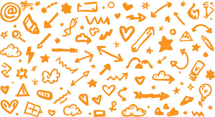 Seamless number and alphabet pattern vector illustration background design