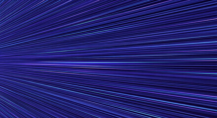 Abstract blue light trails in motion, digital art background