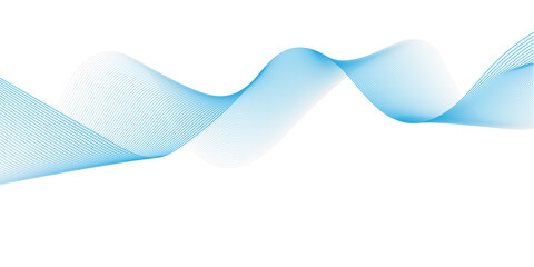 Abstract blend wave lines and technology background. Background lines wave abstract stripe design. White background, mesh abstract, vector gradient line soft blend.	