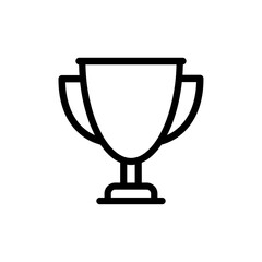 Trophy icon representing achievement, victory, and recognition for success in competitions or accomplishments