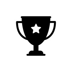 Trophy icon with a star, symbolizing exceptional achievement, recognition, and excellence