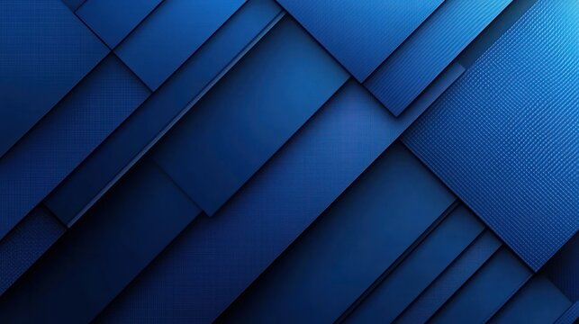dark blue layered geometric shapes with subtle textures creating abstract modern background - Powered by Adobe