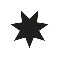 vector illustration of a star