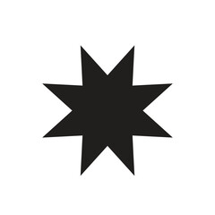 vector illustration of a star