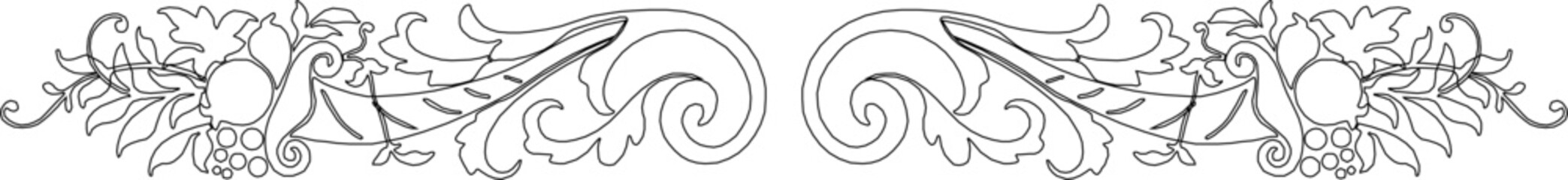 sketch vector illustration silhouette design pattern ornament decoration background abstract classic vintage ethnic traditional