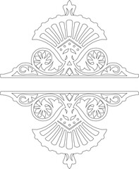 sketch vector illustration silhouette design pattern background mandala abstract classic vintage ethnic traditional 