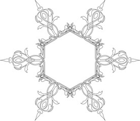 sketch vector illustration silhouette design pattern background mandala abstract classic vintage ethnic traditional 