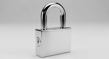 Fototapeta premium Silver Padlock