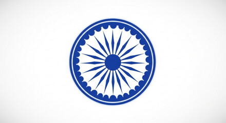 Ashoka chakra, a symbol of dharma, righteousness, and progress, representing indias national identity