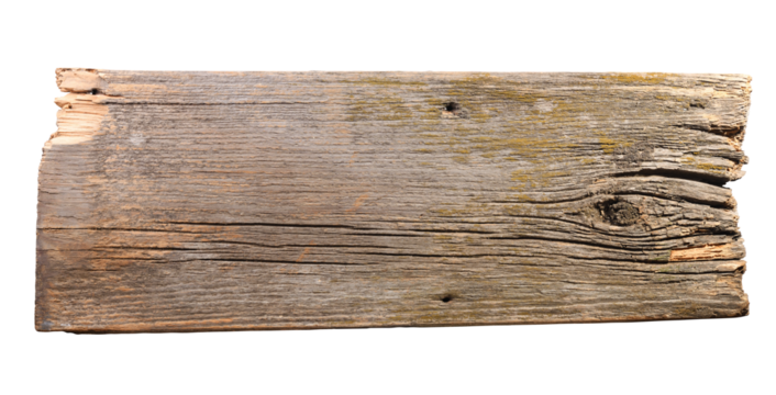 Old wooden sign board background. plank wood isolated for design art work or add text message. 